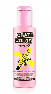 Vopsea de par semipermanenta profesionala Crazy Color Caution Uv - 77 Vopsea de par semipermanenta profesionala Crazy Color Caution Uv - 77