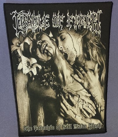 Backpatch CRADLE OF FILTH The Principle of Evil Made Flesh trapezoidal ...